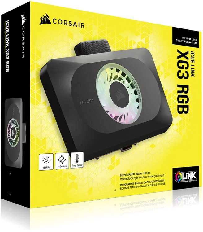 Triton „Corsair iCUE LINK XG3 RGB 7900 XT/X“ vandens blokas – akrilas + nikelis