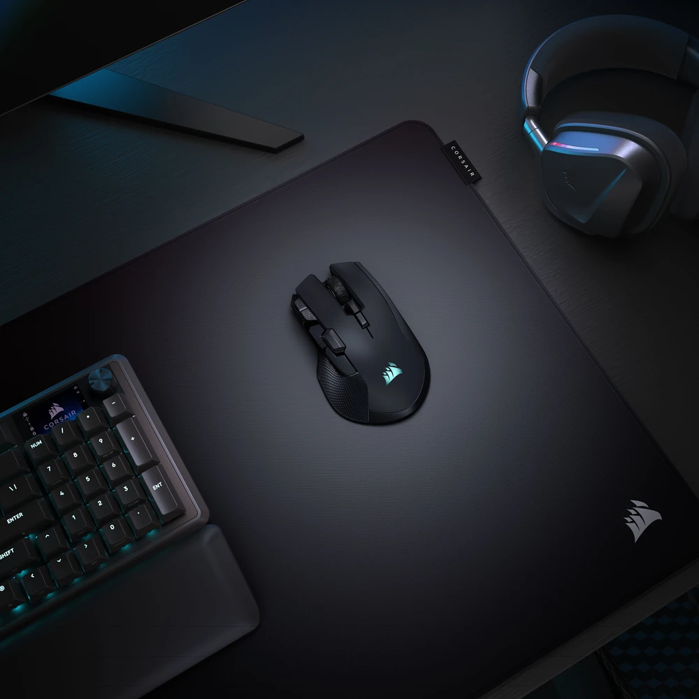 Corsair IRONCLAW SE | Pelė žaidimams | Belaidė/su laidu | 2.4GHz, Bluetooth, USB-C | Juoda