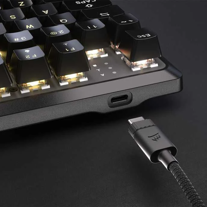 Klaviatūra CORSAIR Tas K70 Core TKL USB RGB LED Juodas