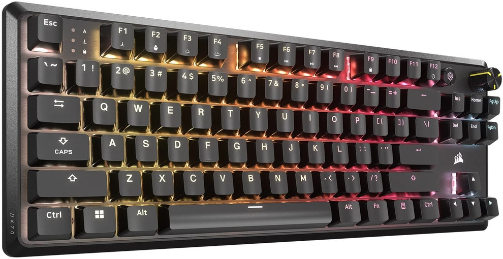 Klaviatūra CORSAIR Tas K70 Core TKL USB RGB LED Juodas