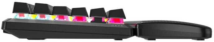 Corsair K70 CORE TKL WIRELESS RGB Klaviatūra žaidimams, mechaninė, ISO (DE), MLX Raudonas Switch - juodas