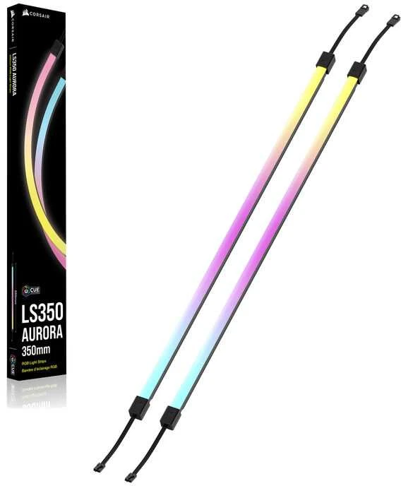 „Corsair LS350 Aurora RGB“ šviesos juostelės, 350 mm