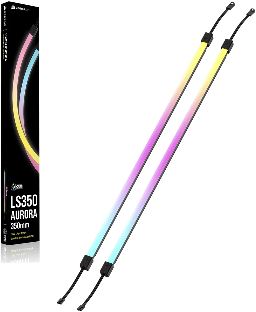 „Corsair LS350 Aurora RGB“ šviesos juostelės, 350 mm
