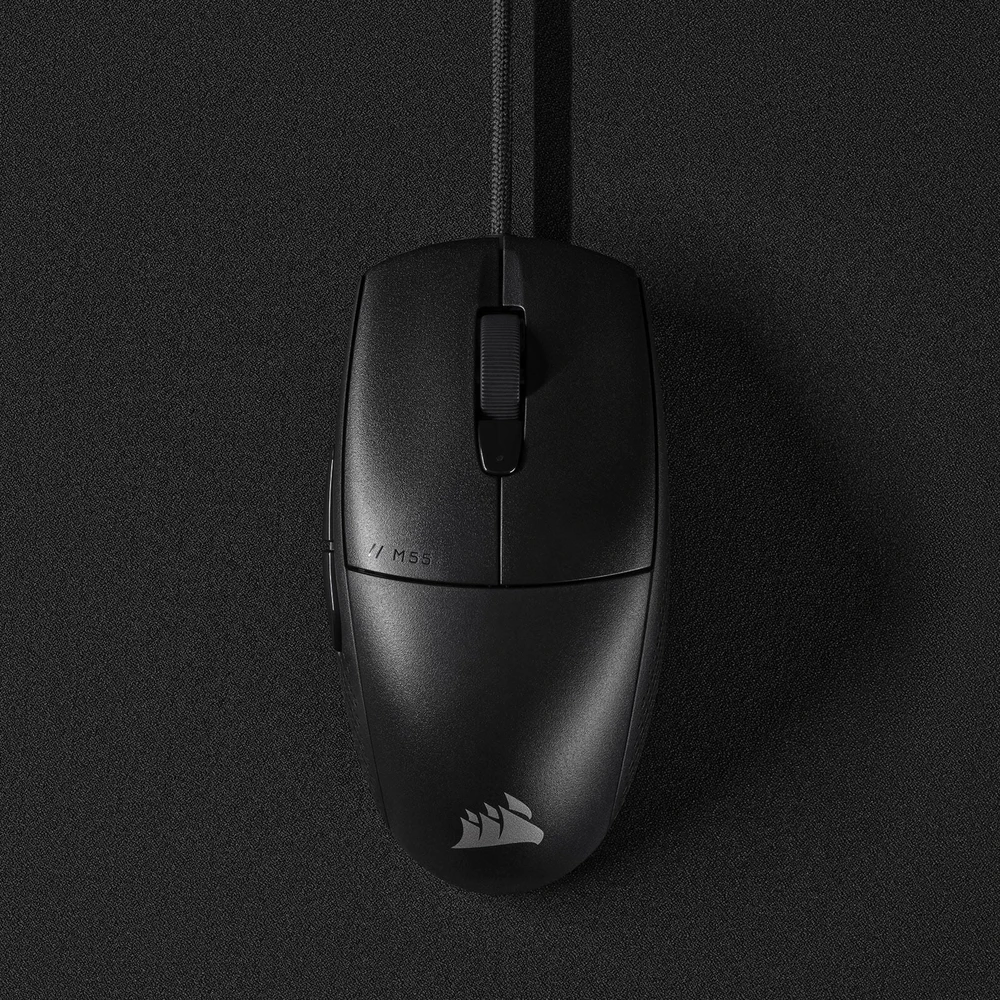 CORSAIR M55 Pelė žaidimams su laidu 16000 DPI Juodas