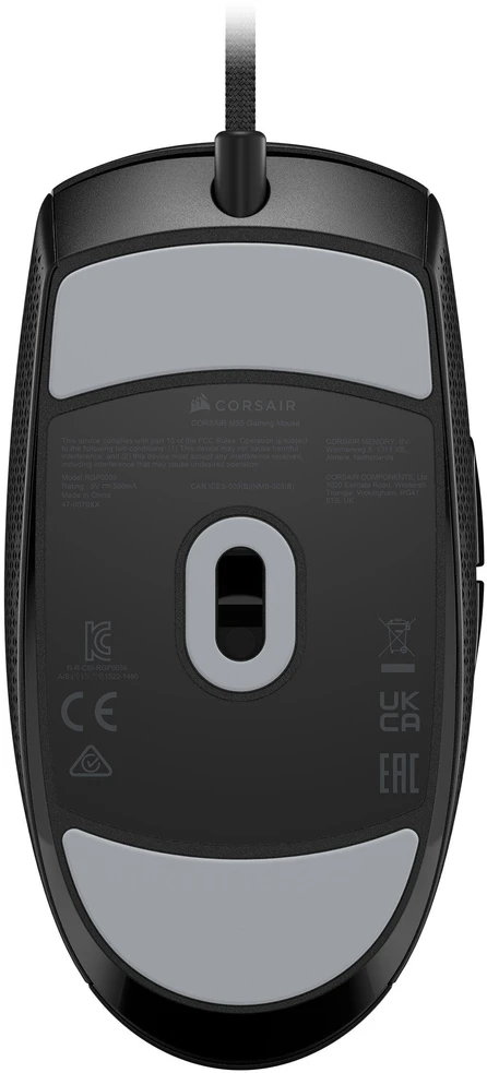 CORSAIR M55 Pelė žaidimams su laidu 16000 DPI Juodas