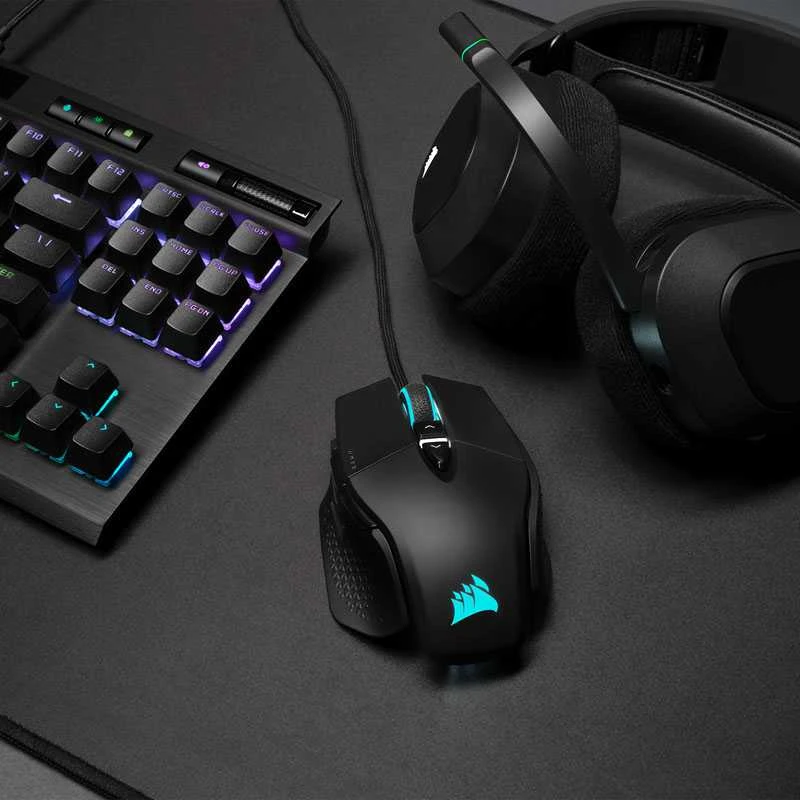Corsair | Tunable FPS Pelė žaidimams | M65 RGB ULTRA | Pelė žaidimams | Optinė | su laidu | Juodas | Yes