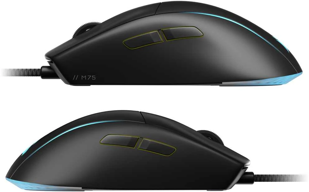 CORSAIR M75 Pelė žaidimams Optinė Juodas