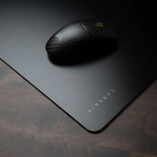 Corsair MM Glass Pelės kilimėlis, matte glass surface, non-slip base – juodas, 40cm x 50cm