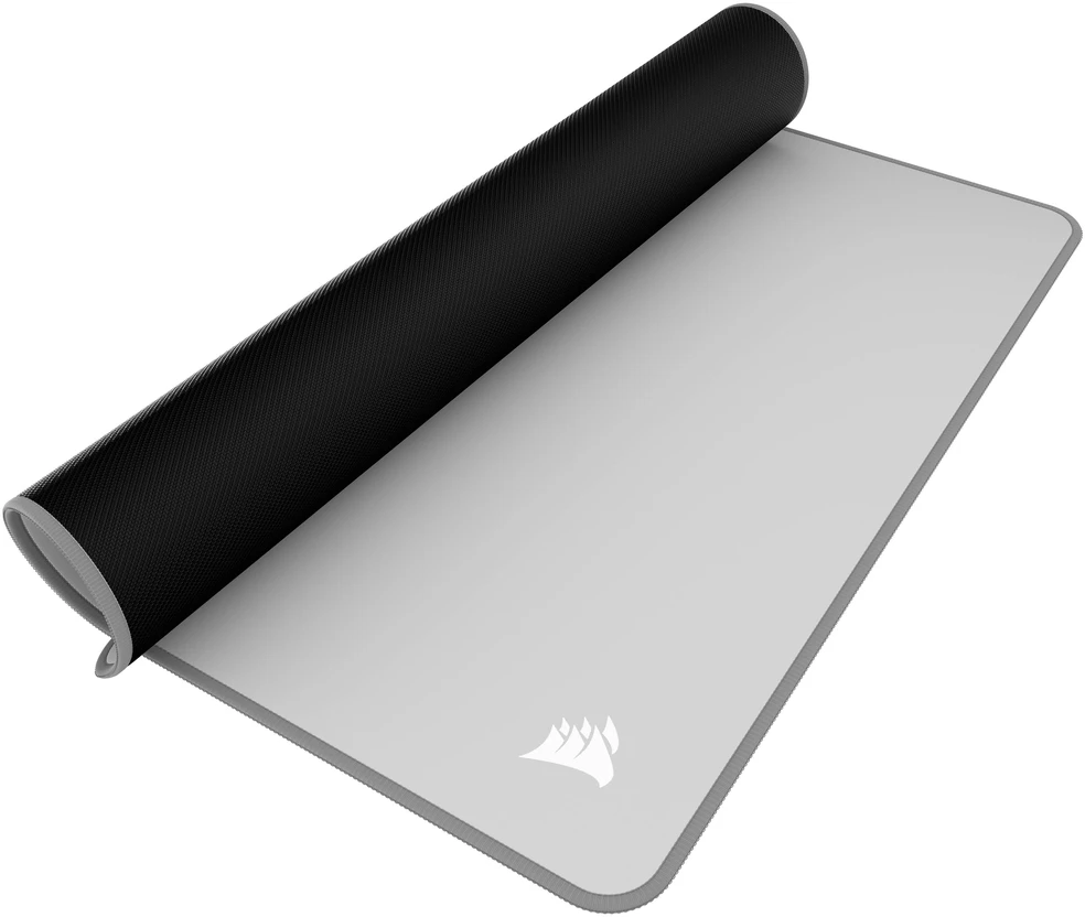 CORSAIR MM Pelės kilimėlis žaidimams, Stoffoberfläche, Anti-Fray-Kanten – grau, L
