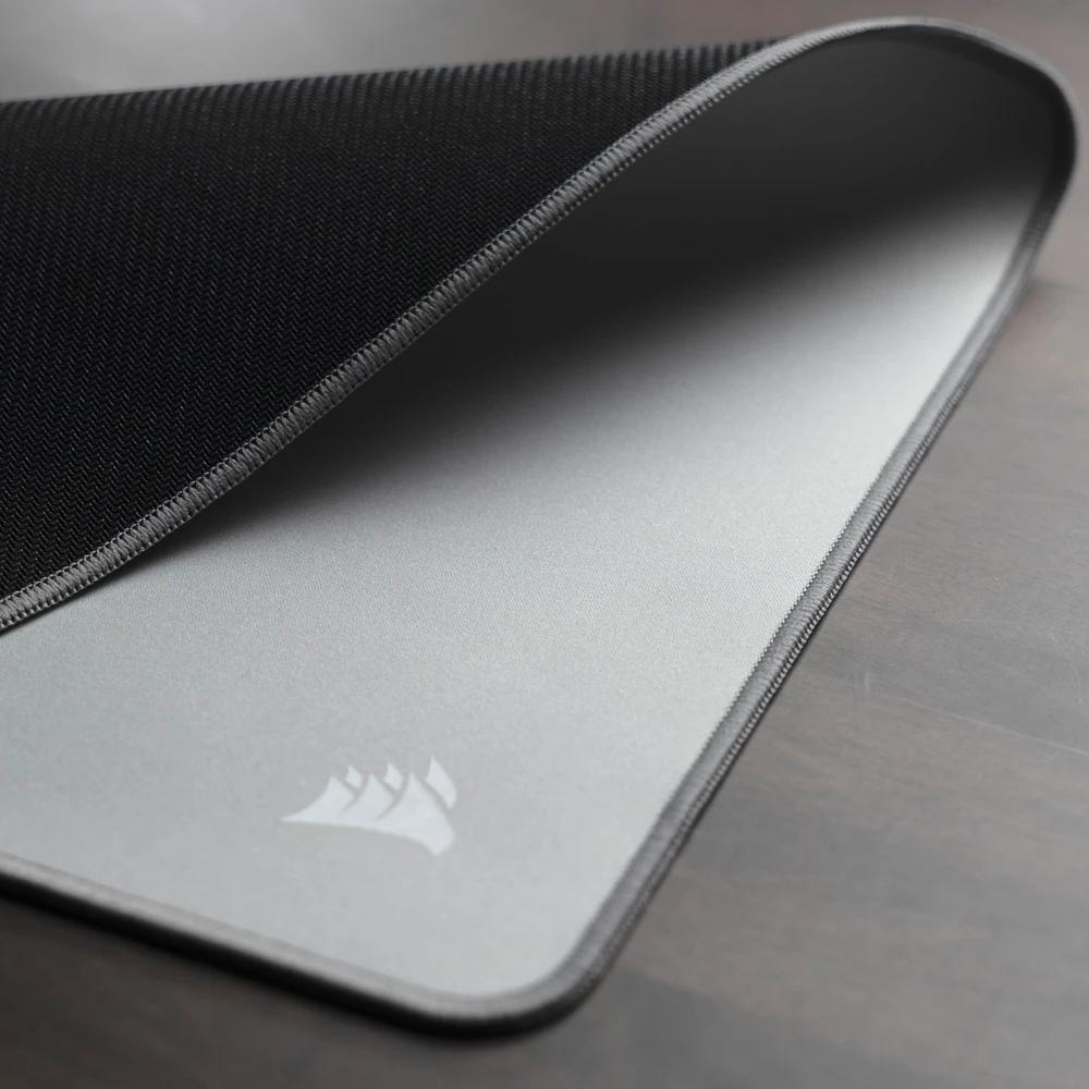 CORSAIR MM Pelės kilimėlis žaidimams, Stoffoberfläche, Anti-Fray-Kanten – grau, XL