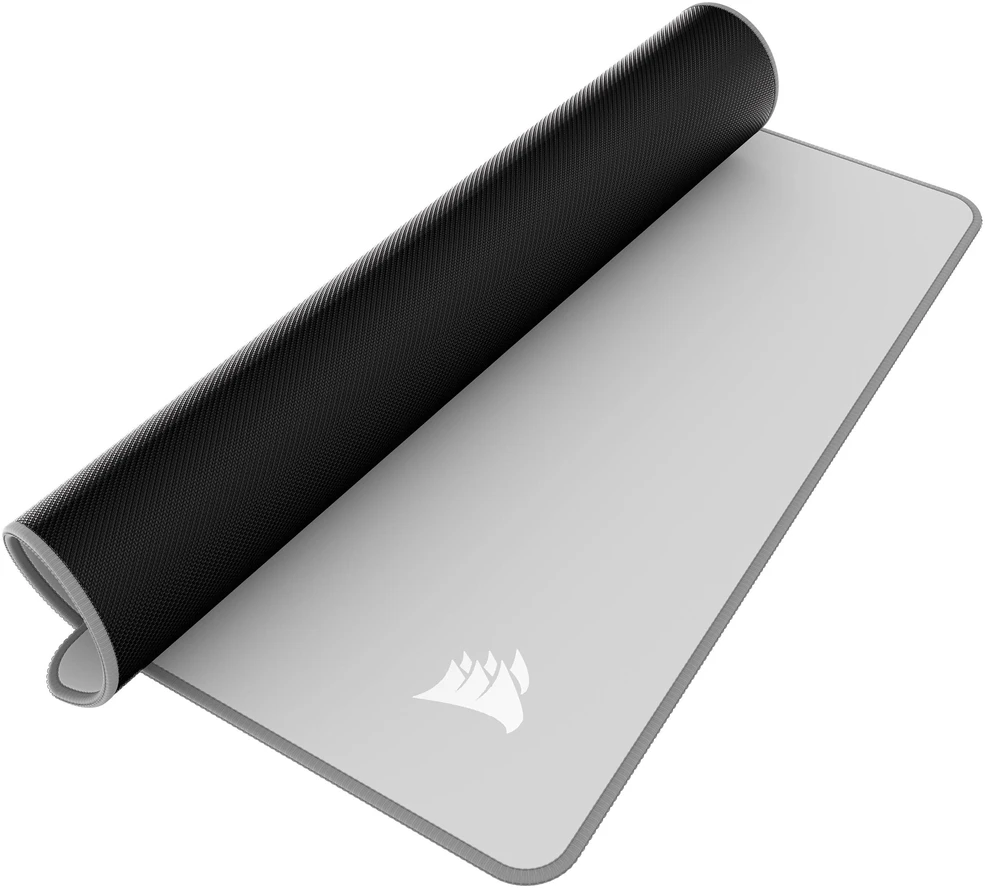 CORSAIR MM Pelės kilimėlis žaidimams, Stoffoberfläche, Anti-Fray-Kanten – grau, M
