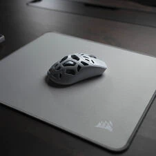CORSAIR MM Pelės kilimėlis žaidimams, Stoffoberfläche, Anti-Fray-Kanten – grau, M