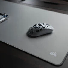 CORSAIR MM Pelės kilimėlis žaidimams, Stoffoberfläche, Anti-Fray-Kanten – grau, XL