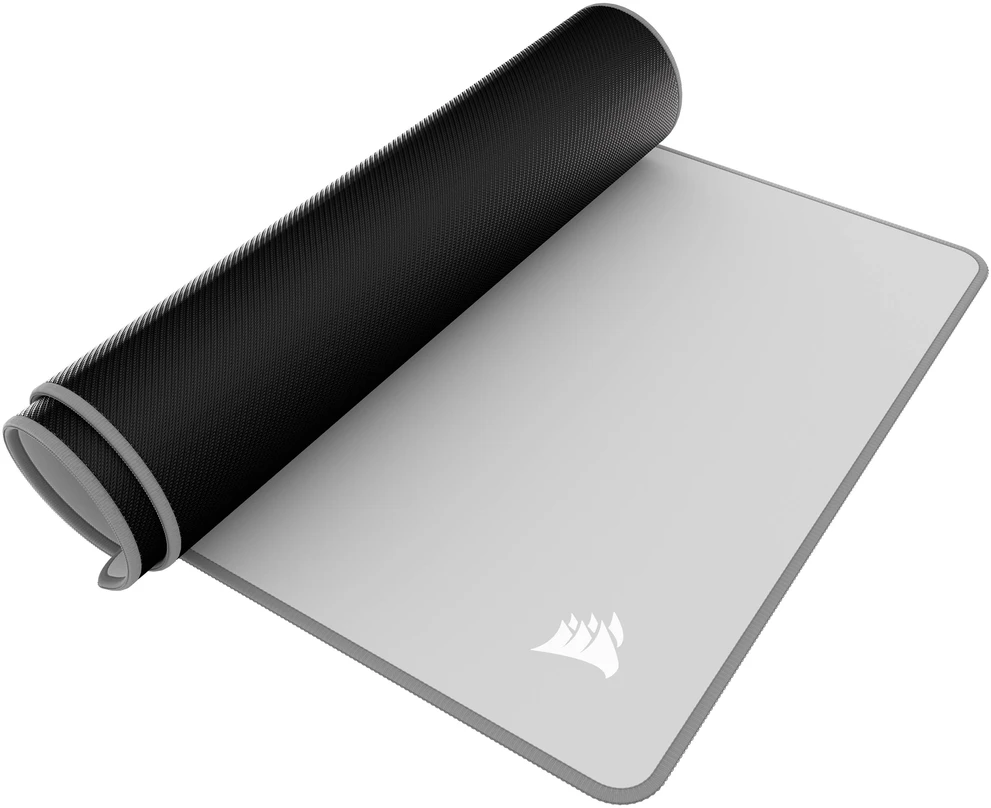 CORSAIR MM Pelės kilimėlis žaidimams, Stoffoberfläche, Anti-Fray-Kanten – grau, XL