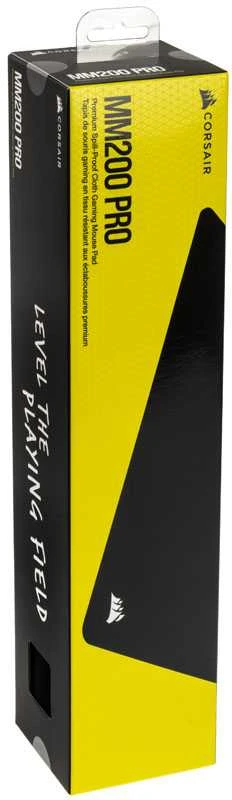 Pelės kilimėlis žaidimams Corsair MM200 PRO Premium Spill-Proof Cloth Gaming Mouse Pad — Heavy XL, Black, 450mm x 400mm x 6mm