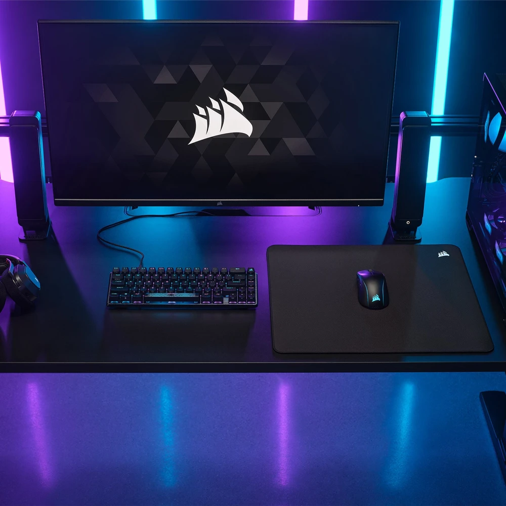 Corsair MM500 v2 Hybrid Fabric Pelės kilimėlis žaidimams, large – juodos spalvos