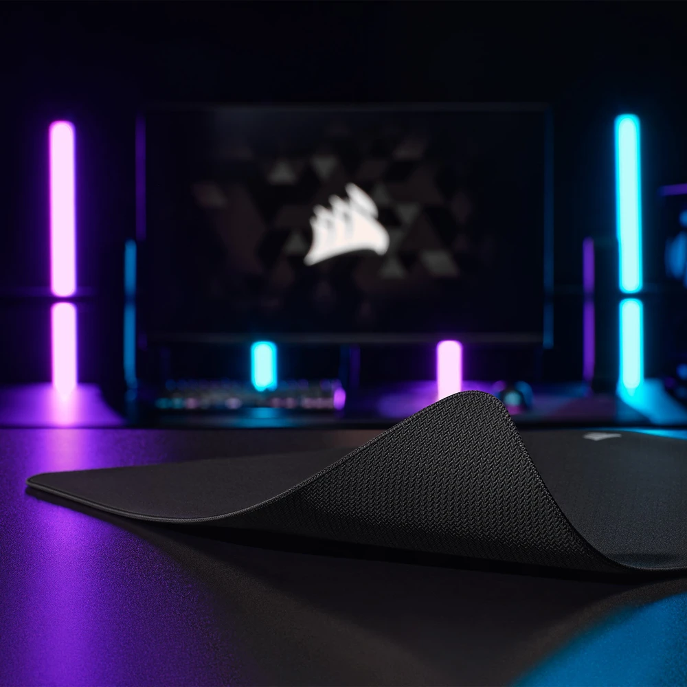 Corsair MM500 v2 Hybrid Fabric Pelės kilimėlis žaidimams, large – juodos spalvos