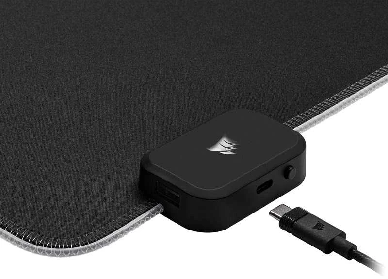 Pelės kilimėlis žaidimams Corsair MM700 RGB Extended Mouse Pad, 930mm x 400mm x 4mm