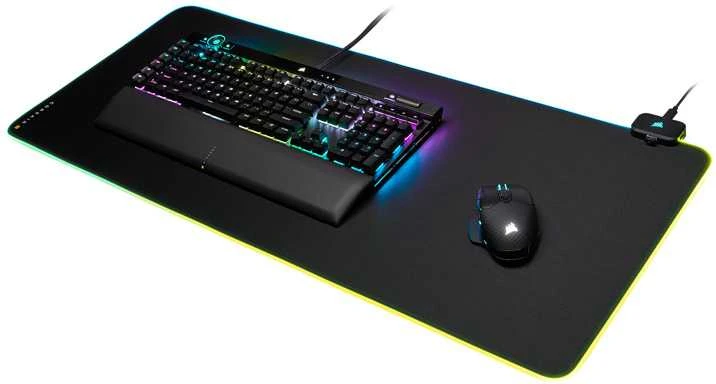 Pelės kilimėlis žaidimams Corsair MM700 RGB Extended Mouse Pad, 930mm x 400mm x 4mm