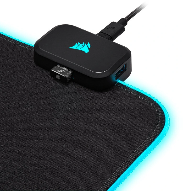 Pelės kilimėlis žaidimams Corsair MM700 RGB Extended Mouse Pad, 930mm x 400mm x 4mm