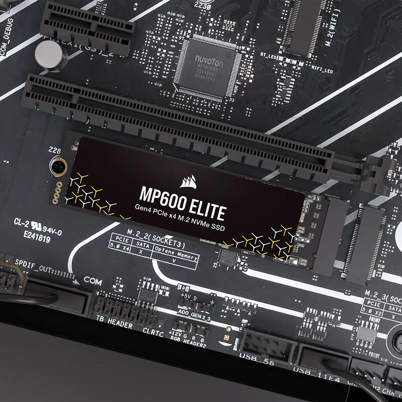 Corsair MP600 Elite NVMe SSD, PCIe 4.0 M.2 Type 2280 - 2 TB