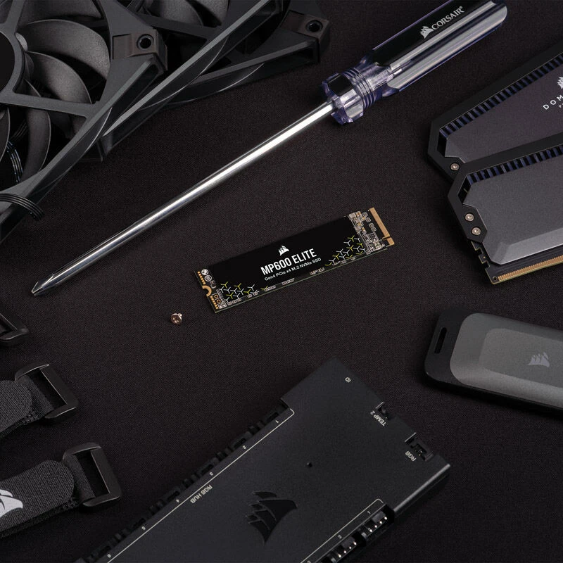 Corsair MP600 Elite NVMe SSD, PCIe 4.0 M.2 Type 2280 - 2 TB