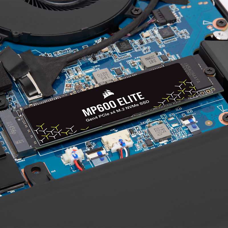 „Corsair MP600 Elite NVMe SSD“, PCIe 4.0 M.2 tipo 2280 – 2 TB
