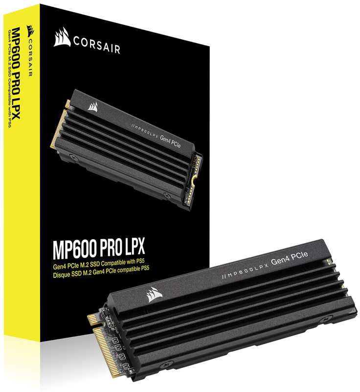 Corsair MP600 PRO LPX NVMe SSD su aušintuvu skirtas PC/PS5 2TB