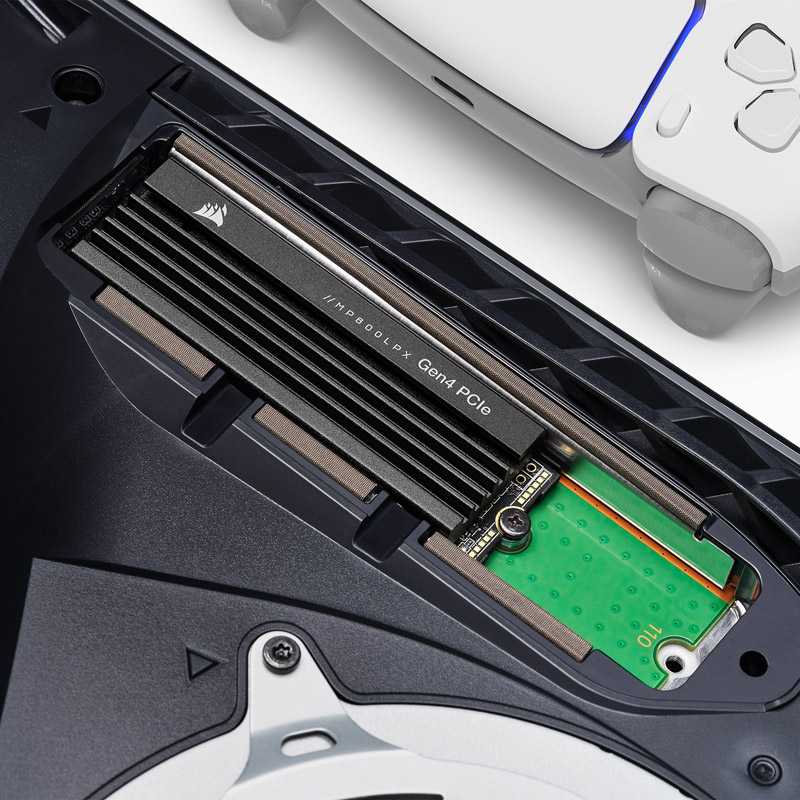 Corsair MP600 PRO LPX NVMe SSD su aušintuvu skirtas PC/PS5 2TB
