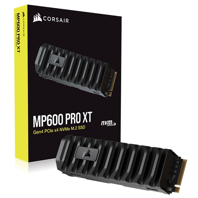 Corsair SSD MP600 PRO XT 1000 GB SSD form factor M.2 2280 SSD sąsaja PCIe Gen 4.0 x4 Rašymo greitis 5800 MB/s Skaitymo greitis 7100 MB/s