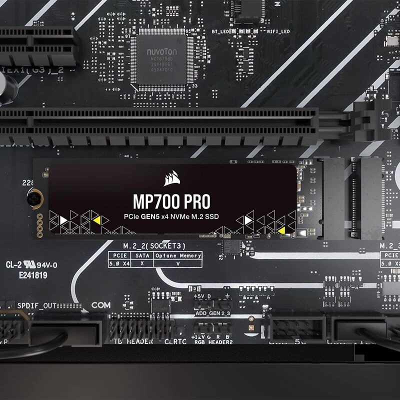 Corsair MP700 Pro NVMe SSD, PCIe 5.0 M.2 Type 2280 - 1 TB