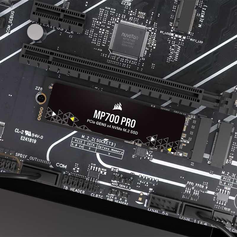 Corsair MP700 Pro NVMe SSD, PCIe 5.0 M.2 Typ 2280 – 1 TB