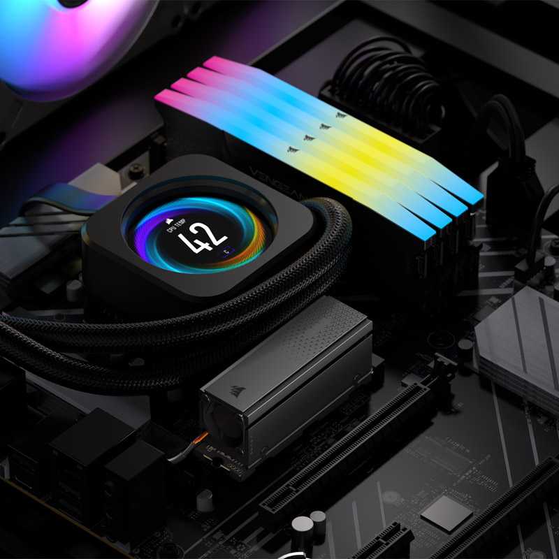 Corsair MP700 Pro NVMe SSD, PCIe 5.0 M.2 Typ 2280 - 2 TB mit Kühlkörper