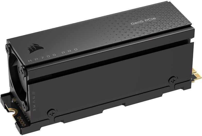 Corsair MP700 Pro NVMe SSD, PCIe 5.0 M.2 Typ 2280 - 2 TB mit Kühlkörper
