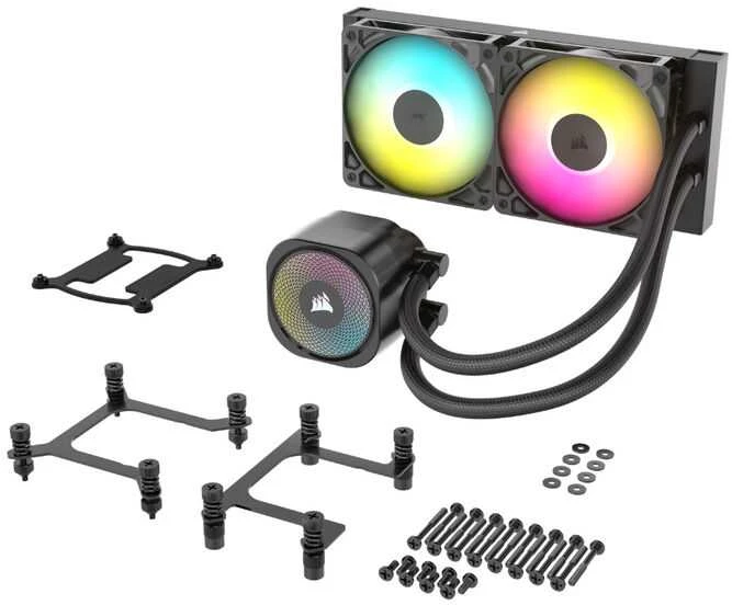 Corsair NAUTILUS 240 RS ARGB aušinimo sistema su priedais
