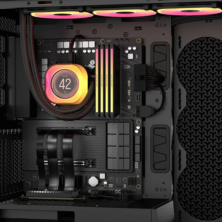 Vaizdo plokštė Corsair Premium PCIe 5 x16 Extension Cable, Juodas, 175mm