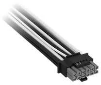 Corsair Premium Sleeved 12V-2×6 to 12V-2×6 Cable, Universal – Juodas/Baltas