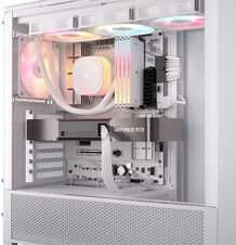 „Corsair Premium Sleeved“ 2x 8 kontaktų į 12V-2×6 kabelis, skirtas 5 tipo maitinimo šaltiniui – Baltas