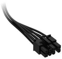 „Corsair Premium Sleeved 6+2-Pin PCIe“ kabelis, skirtas 5 tipo maitinimo šaltiniui – Juodas
