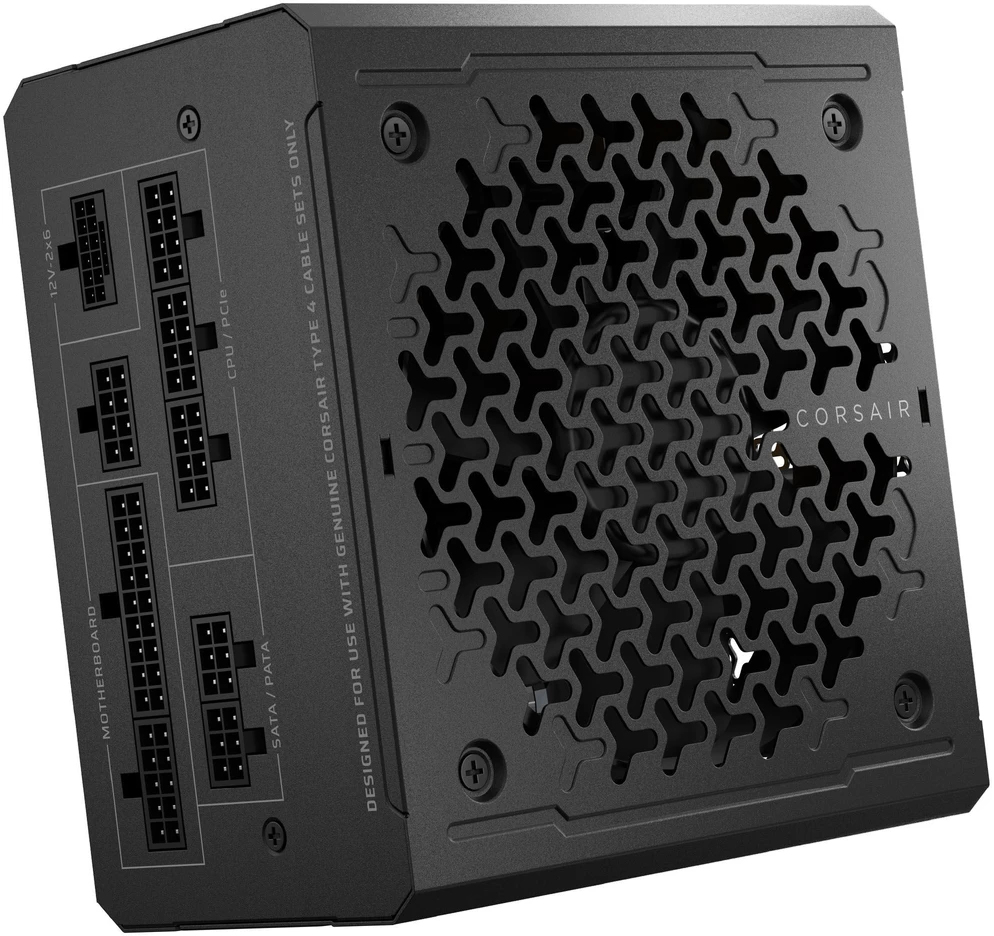 CORSAIR RMe Series 3rd Gen RM1000e ThermalProtect 1000 W ATX 3.1 PCIe 5.1 Cybenetics Platinum sertifikuotas modulinis maitinimo blokas