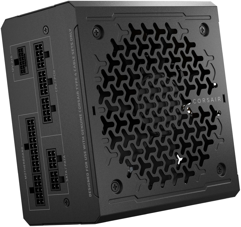 CORSAIR RMe Series 3rd Gen RM850e ThermalProtect 850 W ATX 3.1 PCIe 5.1 Cybenetics Platinum sertifikuotas pilnai modulinis maitinimo šaltinis