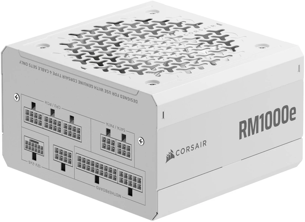 „Corsair RMe“ serijos RM1000e maitinimo blokas 1000 W 24 kontaktų ATX ATX Baltas