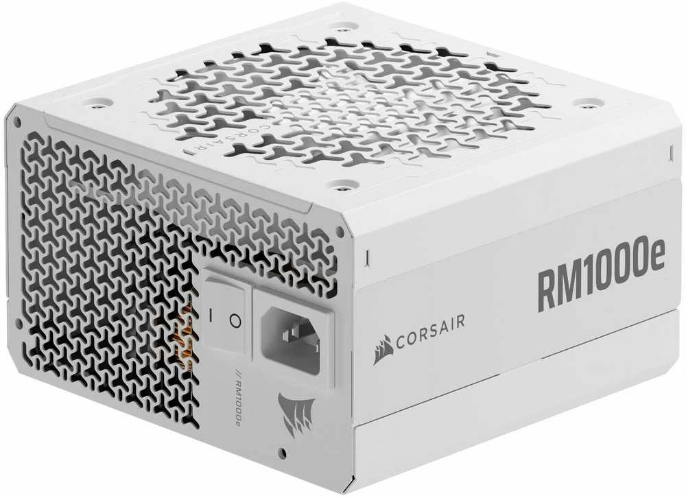 „Corsair RMe“ serijos RM1000e maitinimo blokas 1000 W 24 kontaktų ATX ATX Baltas