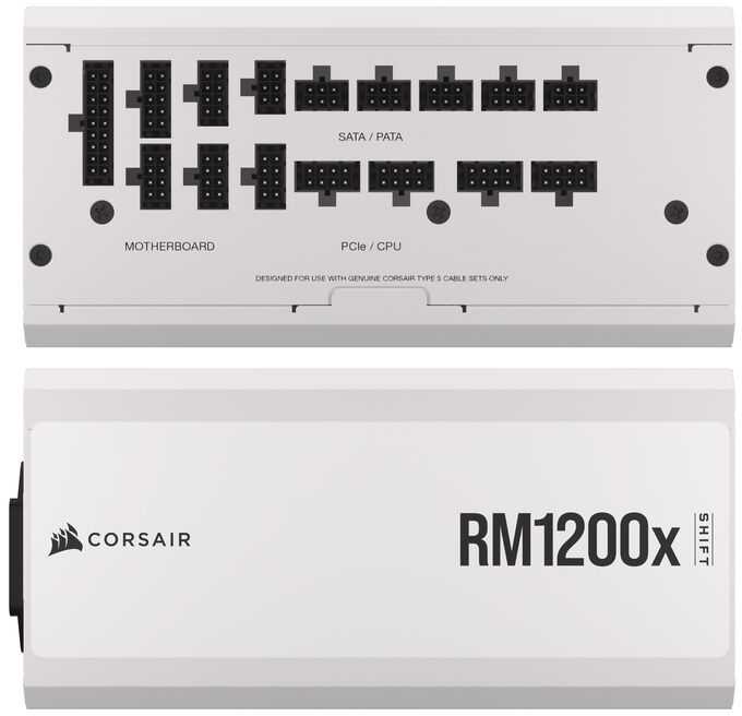 Corsair RM1200X SHIFT CP-9020276-EU Baltas