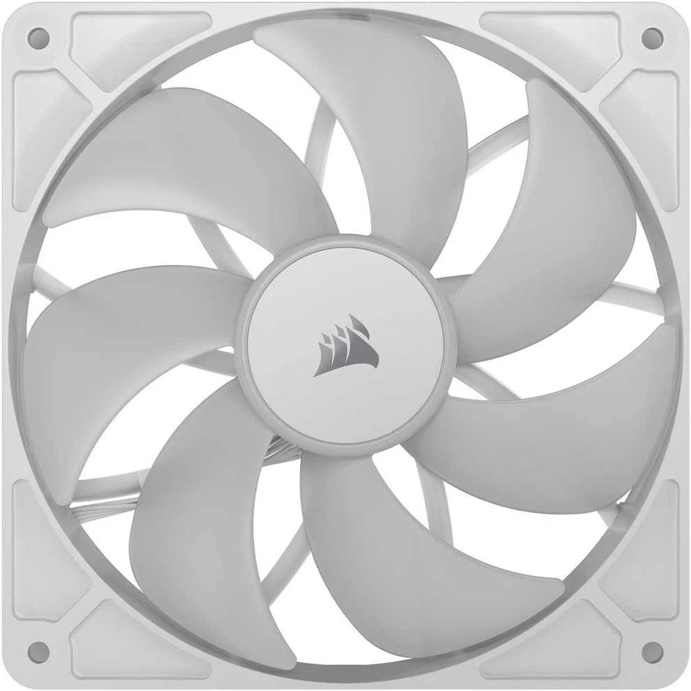 Corsair 140 mm ARGB ventiliatorius, baltas korpusas