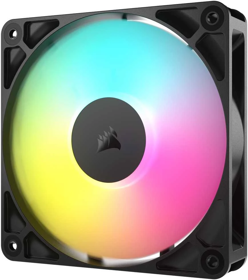 CORSAIR RS120 ARGB ventiliatorius priekiniu kampu