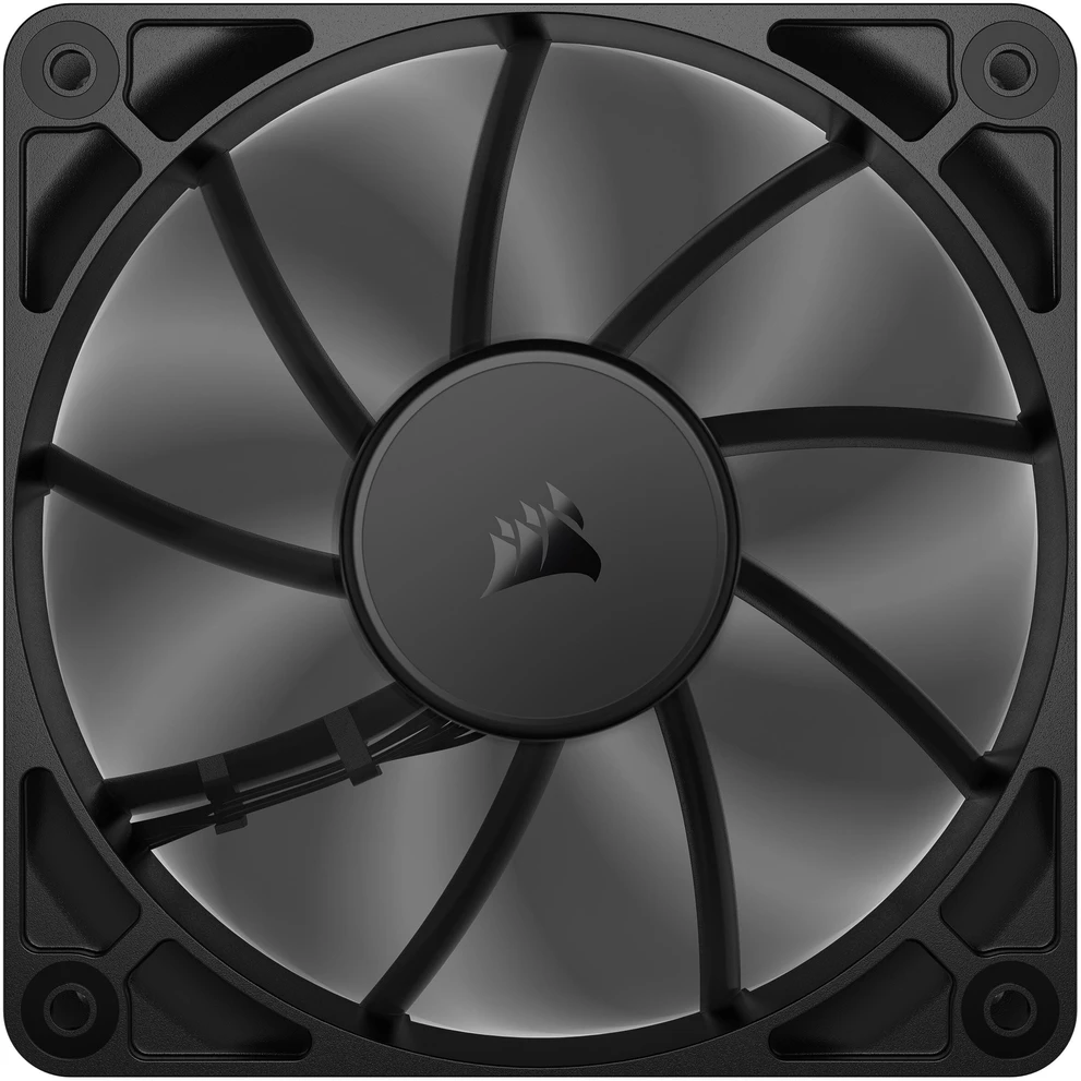 Corsair RS Series 120, PWM korpuso ventiliatorius – 120mm, juodos spalvos