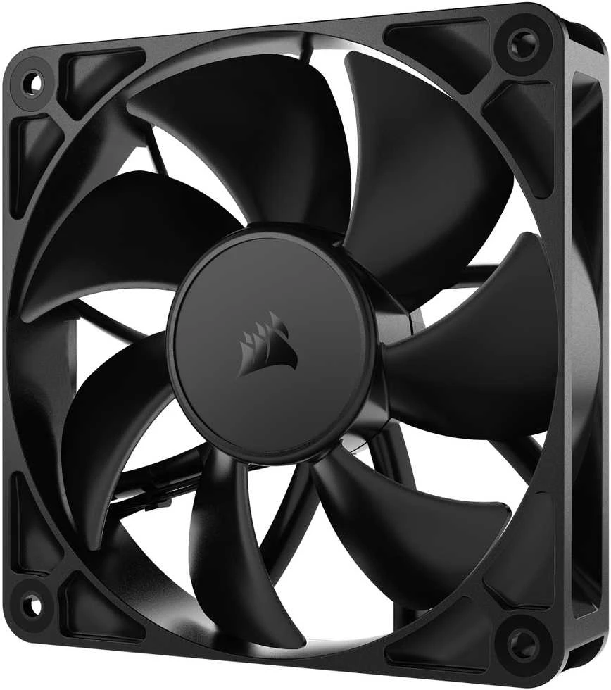 Corsair RS Series 120, PWM korpuso ventiliatorius – 120mm, juodos spalvos