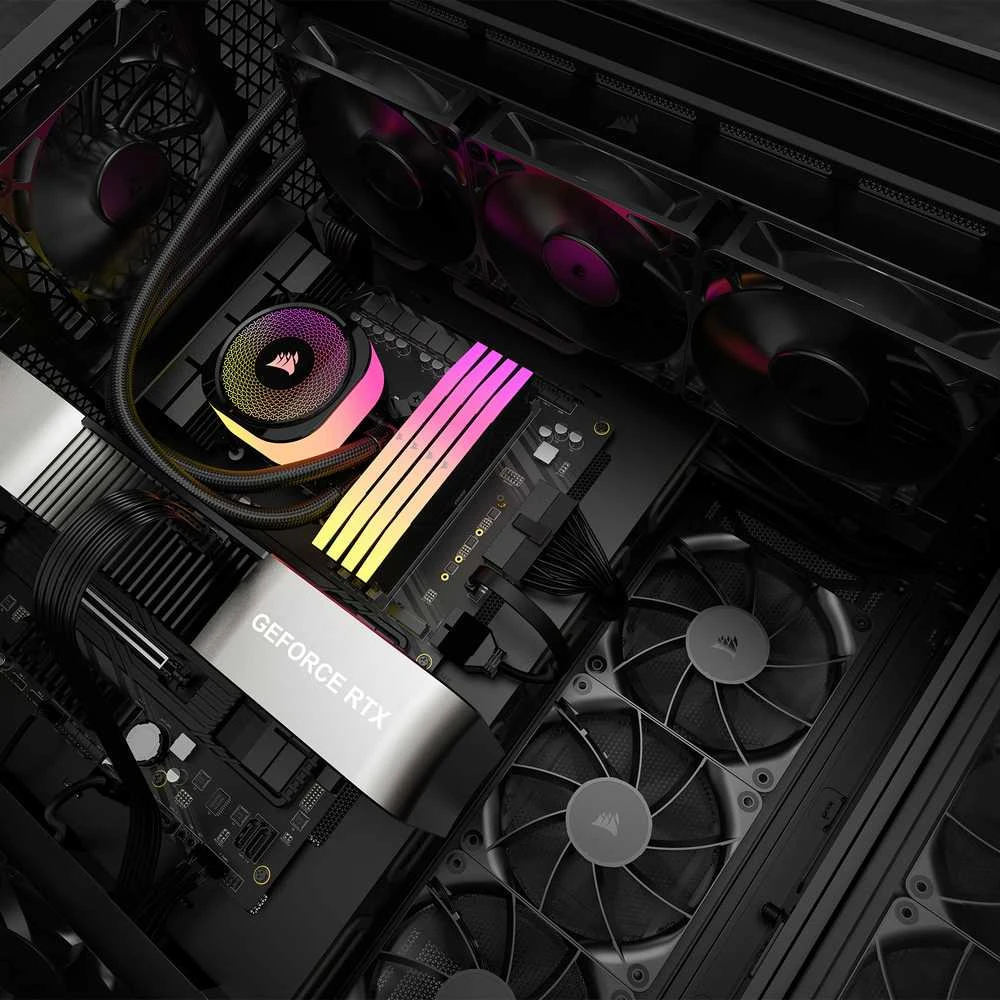 Corsair RS Series 120, PWM korpuso ventiliatorius – 120mm, juodos spalvos