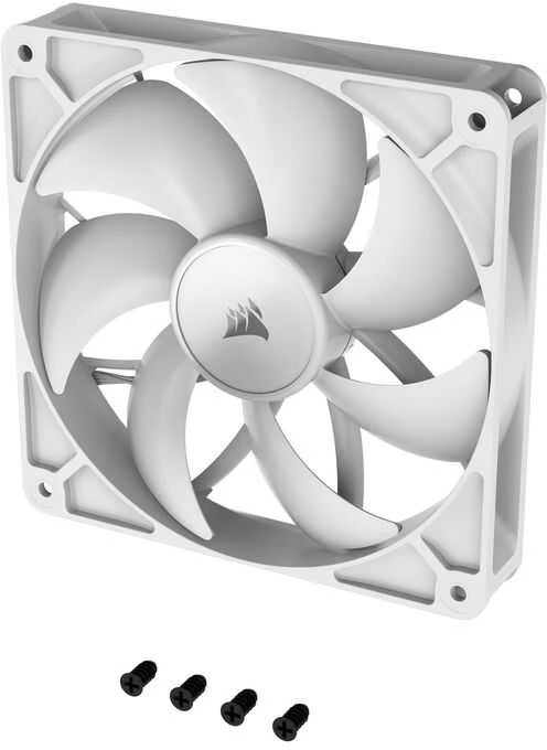 Corsair RS140 baltas ventiliatorius su varžtais